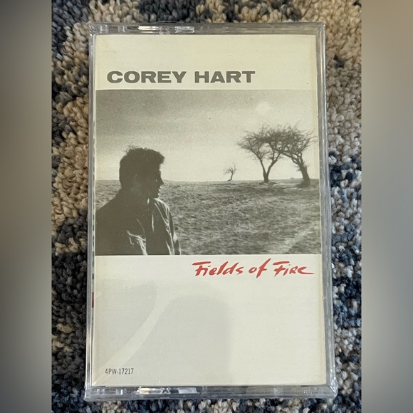 New Sealed COREY HART Cassette Tape FIELDS OF FIRE 1986 Rock Pop Rare - Picture 1 of 3